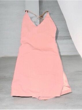 NWT’s Beginning Boutique Dusty Pink V-Neck Slip Dress
